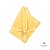 Guardanapo Liso Amarelo Tricoline 42x42 1UN Organizeit 13406 - Imagem 1