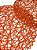 Kit 4 Jogos Americanos Redondo Aramado Laranja 38cm 13510 - Imagem 2