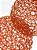 Kit 4 Jogos Americanos Redondo Aramado Laranja 38cm 13510 - Imagem 3
