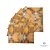 Kit 4 Jogos Americano Textura Marron Matelassado Ret 44x32 Organize-it 13247 - Imagem 2