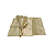 Kit 4 Guardanapos Dourado Claro Cetim 42x42cm - Imagem 2