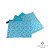 Jogo Americano Azul com Flores Matelassado Ret 44x32 1Un Organize-it 13253 - Imagem 1