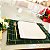 Kit 4 Pçs Jogo Americano Verde Xadrês 44x32 + Organizador 13209 - Imagem 3