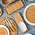 Bandeja de Bambu Pequena 1,5x11x28cm (Lyor) 22910 - Imagem 1