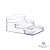 Organizador Diamond Cristal Triplo 26x16x10 - Paramount 881 - Imagem 1