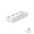 Org. de Talheres Clear Branco 37,5x15x5,6cm - OU OGC1000 - Imagem 1