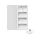 Org. Talheres e Utensílios Clear Branco 37x30x5cm OU OGC2000 - Imagem 3