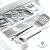 Org. Talheres e Utensílios Clear Branco 37x30x5cm OU OGC2000 - Imagem 1