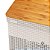 Cesto de Roupas GRID Bege Tampa de Bambu (49L) - OU CG455B - Imagem 1