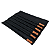Kit 6 Pçs Tira Vinco para Cabides Branco/Preto 9x35  - 2236K - Imagem 4