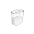 Organizador de Temperos 1,5L 10 x 14,5 x 15cm - Natural - Imagem 1