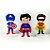 Display Super Heróis Baby Mesa Enfeite Festa 20cm Unidade - Imagem 1