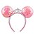 Tiara Princesa Minnie Rosa Royale - Imagem 7