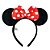 Tiara Minnie Clássica – Laço Vermelho - Imagem 1