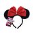 Tiara Minnie Brilho Clássico – Laço Vermelho Paetê - Imagem 5