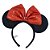 Tiara Minnie Brilho Clássico – Laço Vermelho Paetê - Imagem 1