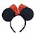 Tiara Minnie Brilho Clássico – Laço Vermelho Paetê - Imagem 2