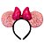 Tiara Minnie Rosa & Fúcsia - Imagem 1