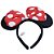 Tiara Minnie Laço Gigante Vermelho com Poás - Imagem 4