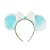 Tiara Minnie Azul & Branco Brilhante - Imagem 1