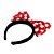 Tiara Minnie Laço Vermelho com Branco Brilhante - Imagem 2