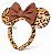 Tiara Minnie Oncinha – Edição Animal Kingdom Laço Marrom - Imagem 1