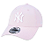 Boné 9FORTY Snapback MLB New York Yankees Aba Curva Rosa - Imagem 1