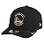 Boné 9SEVENTY Strtch Snap Golden State Warriors NBA Preto Boné 9SEVENTY Strtch Snap Golden State Warriors NBA Preto - Imagem 1