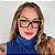Armação para óculos de grau marrom com amarelo Catarina - Imagem 1