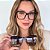 Clip-on 2 em 1 Adele marrom – Armação para Grau Plus Size - Imagem 1