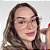 Clip-on 3 em 1 Duna rose translúcido – Armação para Grau Plus Size - Imagem 2