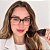 Clip-on 2 em 1 Camile marrom degradê – Armação para Grau Plus Size - Imagem 1