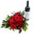 Buquê 20 Rosas Vermelhas + Bebida - Imagem 1