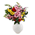 Escolha da Florista no Vaso Branco - Imagem 1