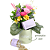 Kit Buquê de Flores + Escalda Pés - Imagem 1