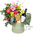 Kit Buquê de Flores M + Vinho Tinto + Chocolate Dengo - Imagem 1