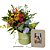 *Kit Porta-Retrato M com Flores e Vela Aromática - Imagem 1