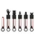 CAPSULA VIBRATORIA COM 5 ACESSORIOS - Imagem 2