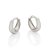 Brinco argola folheado a rhodium - Rommanel - Imagem 2