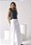 Calça Wide Leg Branca - Imagem 6