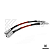 Kit Linhas de Freios Dianteiros & Traseiros Aeroquip ECS Tuning Vermelha VW Golf GTI MK7 - Imagem 3