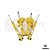 Kit Amortecedores Dianteiros & Traseiros Bilstein B8 VW Golf GTI Jetta GLI Audi A3 TT S3 - Imagem 1