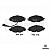 Jogo Pastilhas Freio Dianteiro Brembo P85126 Low Metal Golf GTI Jetta GLI Audi A3 TT - Imagem 4