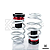 Kit de Suspensão Regulável Coilover ECS Tuning Golf GTI MK7 Jetta GLI Audi A3 S3 TT TTS - Imagem 6