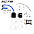 Turbina Roletada CTS Turbo Jetta Fusca Passat 211cv Kit Turbo CTS-TR-2000 - Imagem 7