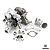 Turbina Garrett GT2260S PowerMax Stage 1 Golf GTI Jetta GLI MK7 Audi A3 S3 TT 898199-5001W - Imagem 1