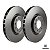 Par Disco Freio Dianteiro EBC Brakes RK7442 Jeep Wrangler Chrysler Dodge Town Country - Imagem 1
