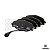 Jogo Pastilha Freio Dianteiro Performance XTRA Brembo P85126X Golf GTI Jetta GLI Audi A3 TT - Imagem 3