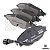 Jogo Pastilha Freio Dianteiro Performance XTRA Brembo P85126X Golf GTI Jetta GLI Audi A3 TT - Imagem 2