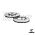 Par Disco de Freio Dianteiro Brembo XTRA Perfurado Jetta GLI Tiguan R-Line 09.C306.1X - Imagem 3